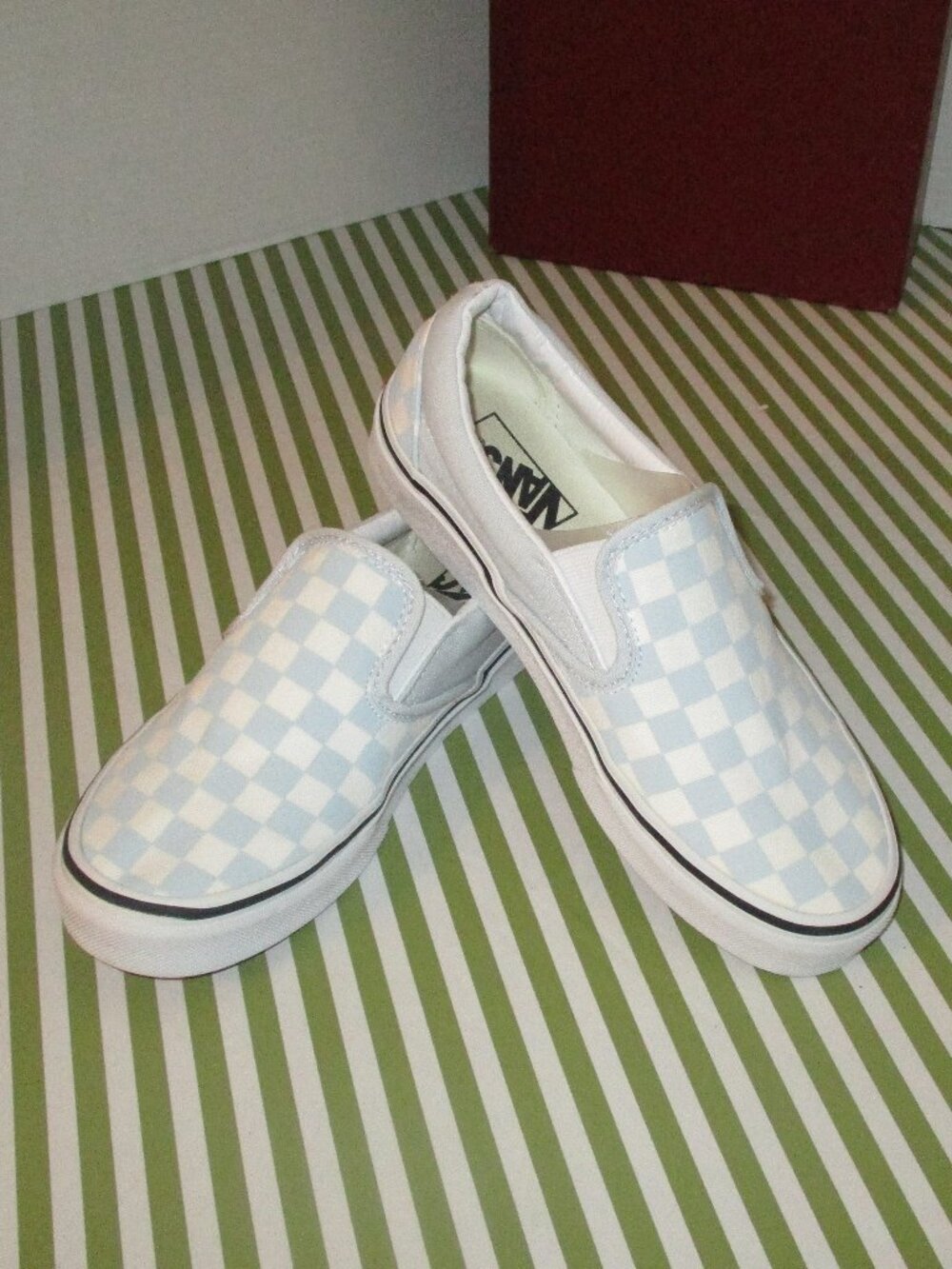 Vans Blue Checkerboard Sneakers